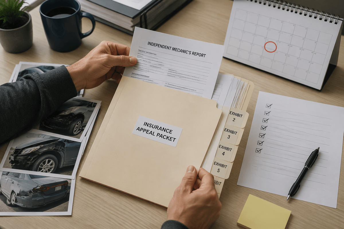 Step 4: File a formal internal appeal package