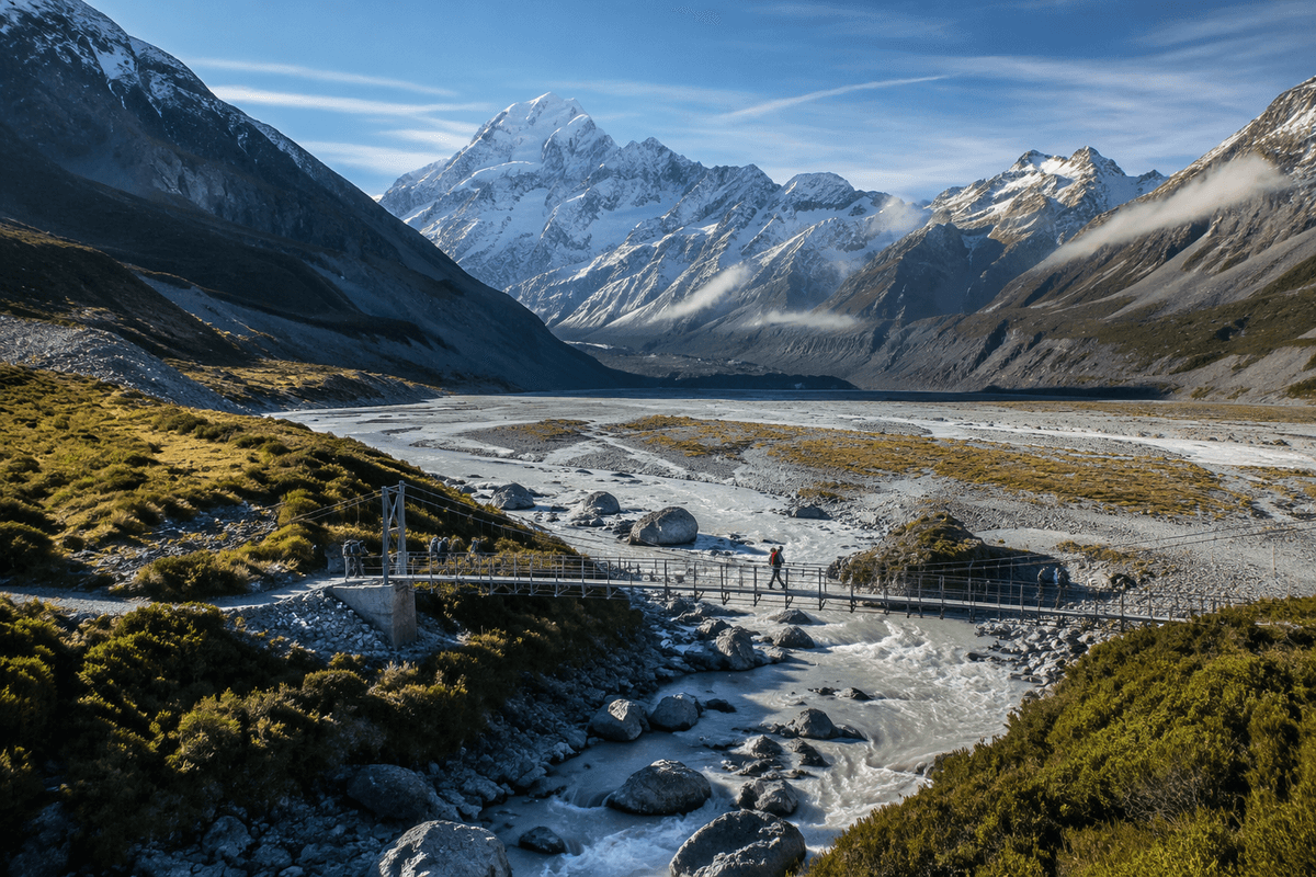 Days 1–3: Christchurch, Tekapo, Aoraki