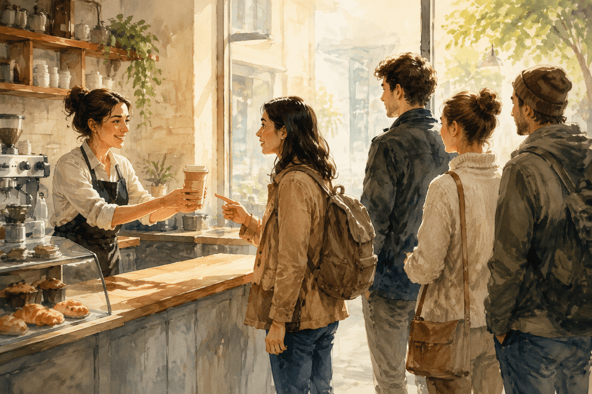Turn brief encounters into real connection